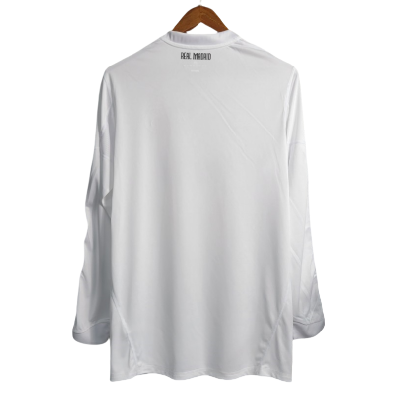 Real Madrid Retro Long Sleeve Jersey Home Shirt 2010-11