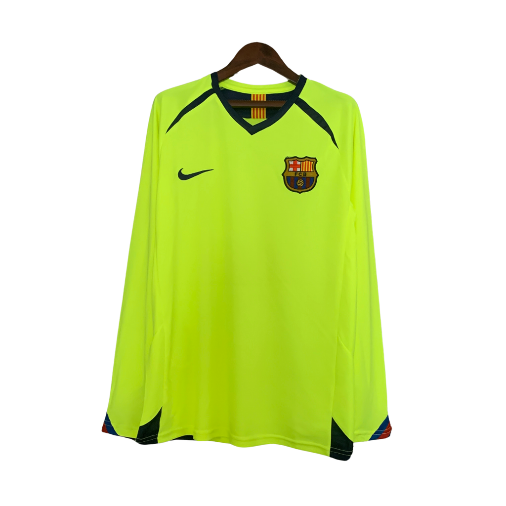 Barcelona Retro Jersey Away Long Sleeve 2005-06