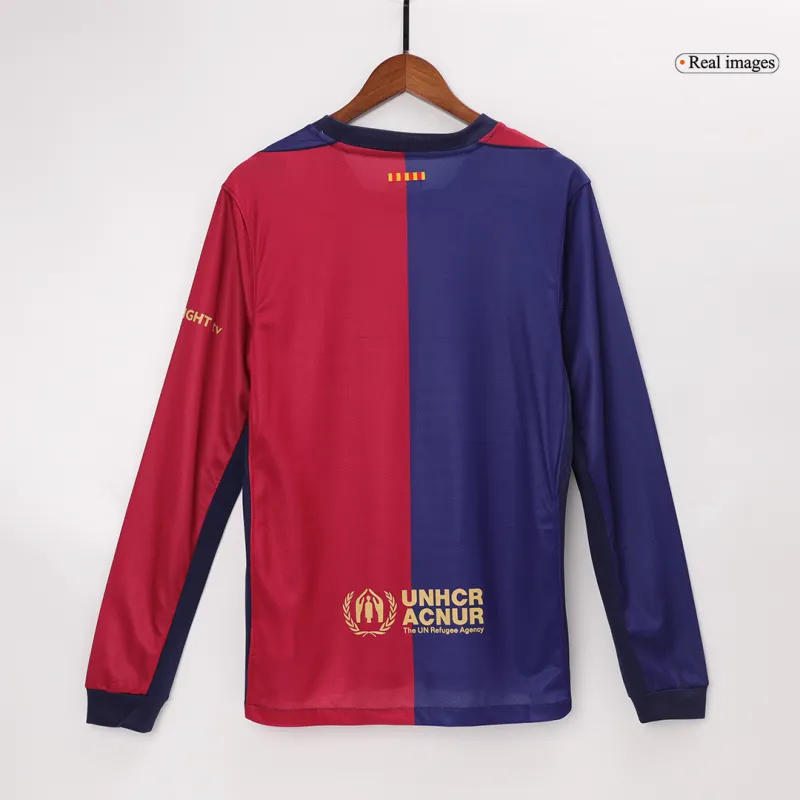 Barcelona Home Long Sleeve Jersey 2024-25
