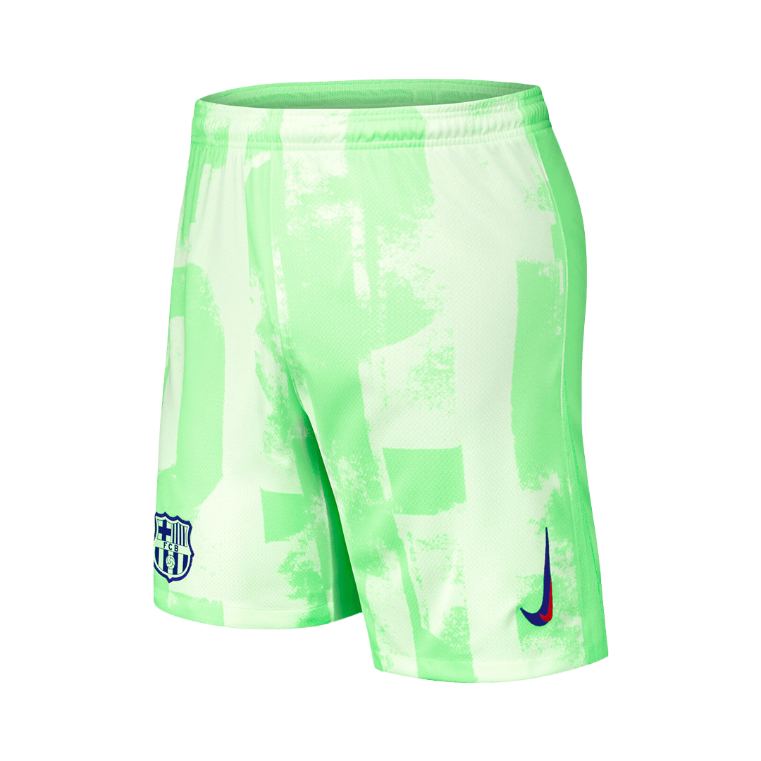 Barcelona 24-25 Third Green Soccer Shorts