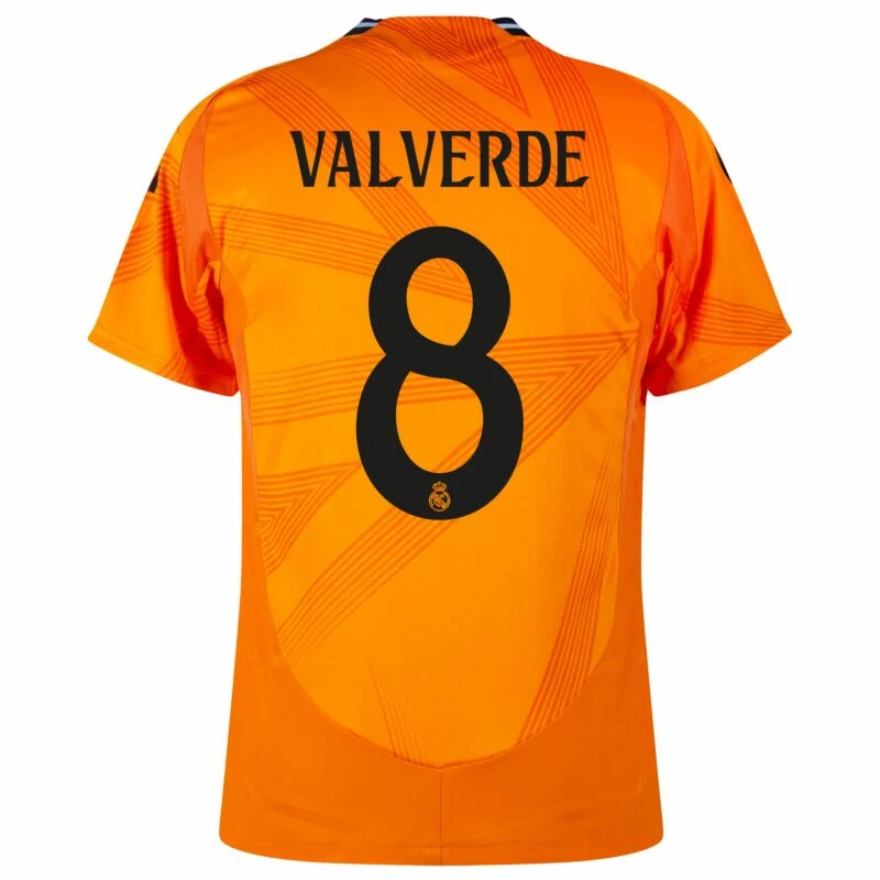 Real Madrid Valverde 8 Away Shirt 2024-2025 Size：S-4XL