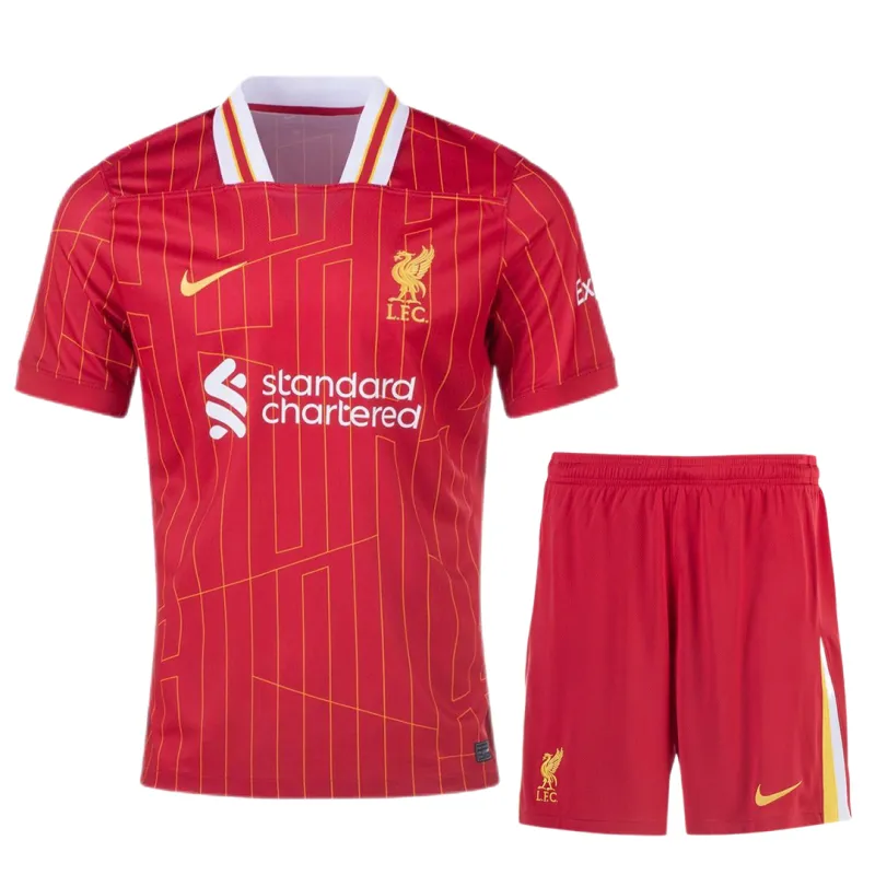 Liverpool 2024/25 Home Kit(Jersey+Shorts)