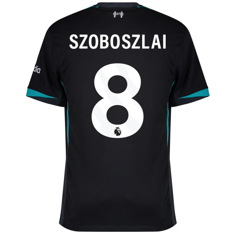 Liverpool Away Szoboszlai 8 Shirt 2024-2025 (Premier League) S-4XL