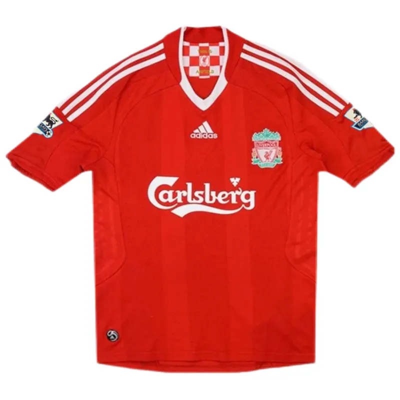 Liverpool Gerrard #8 Retro Jersey Home Shirt 2008-09