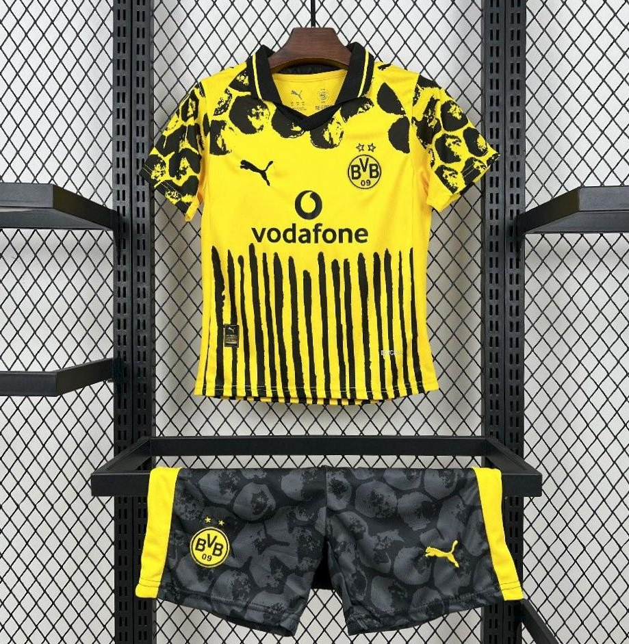 2025-26 Kids Borussia Dortmund Yellow Special Kit
