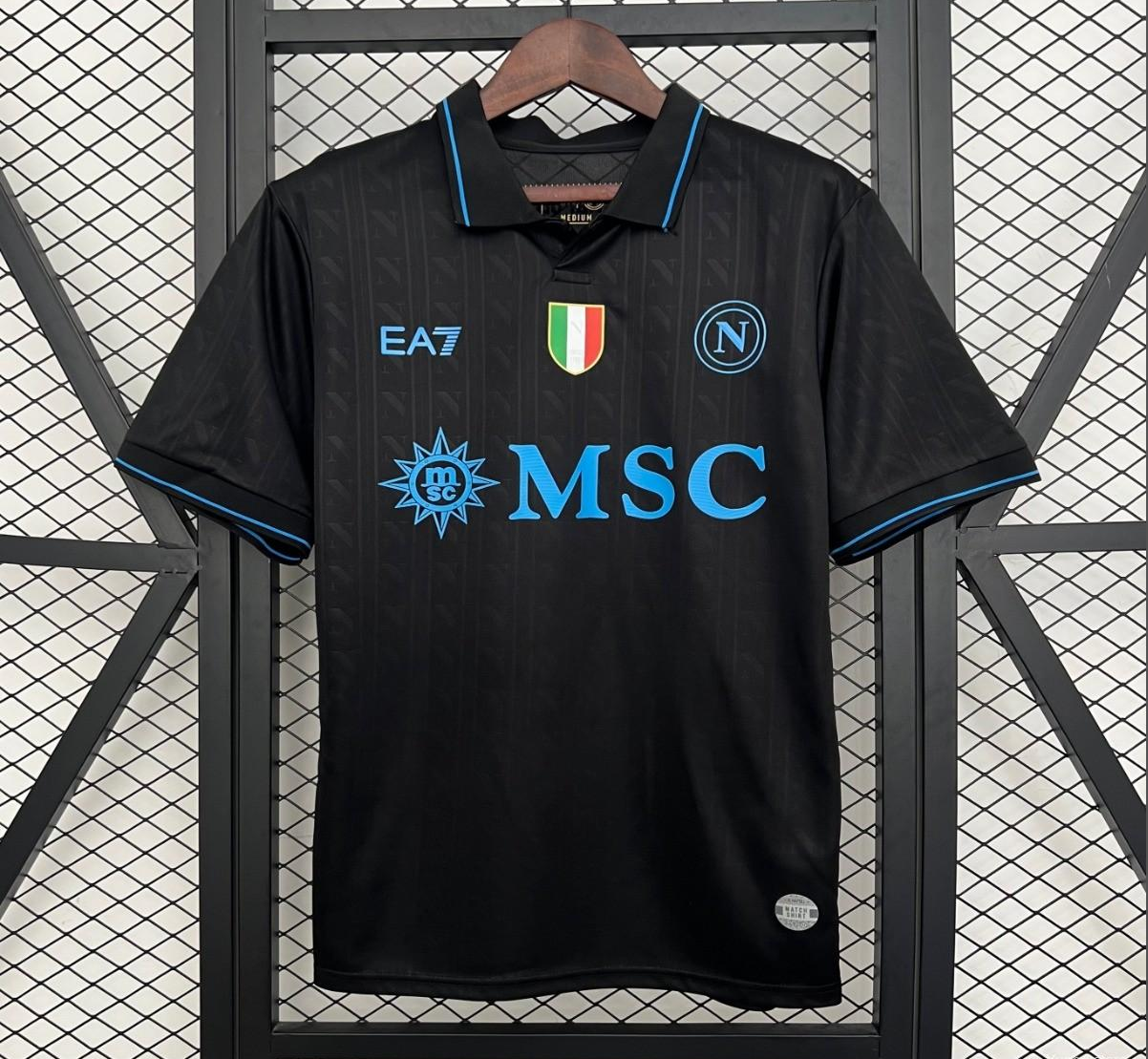 25-26 Napoli Third Black Jersey
