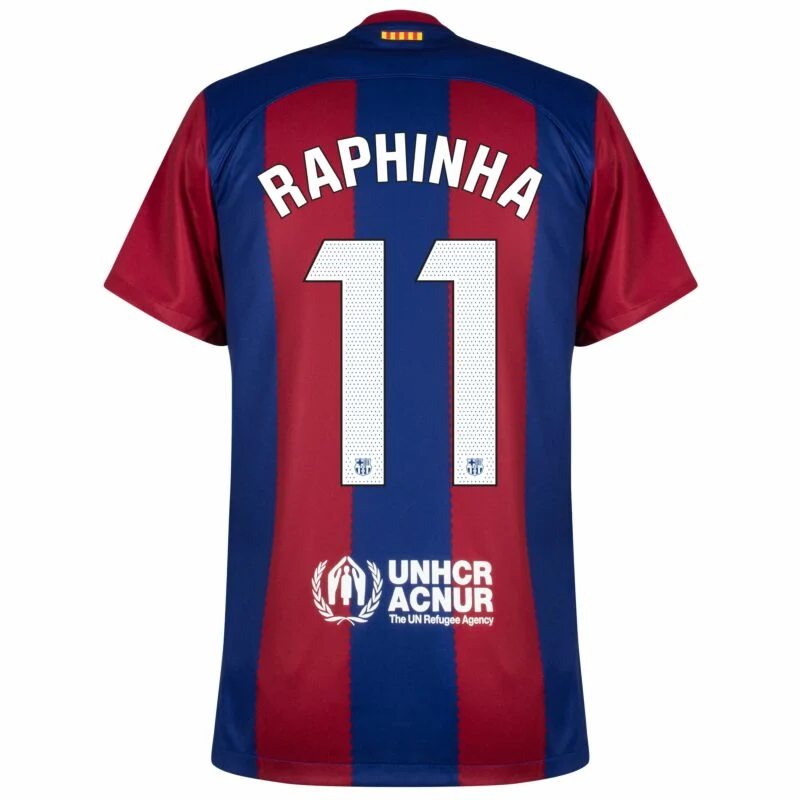 Barcelona Home Raphinha 11 Shirt 2023-2024 (La Liga) Size S-XXL