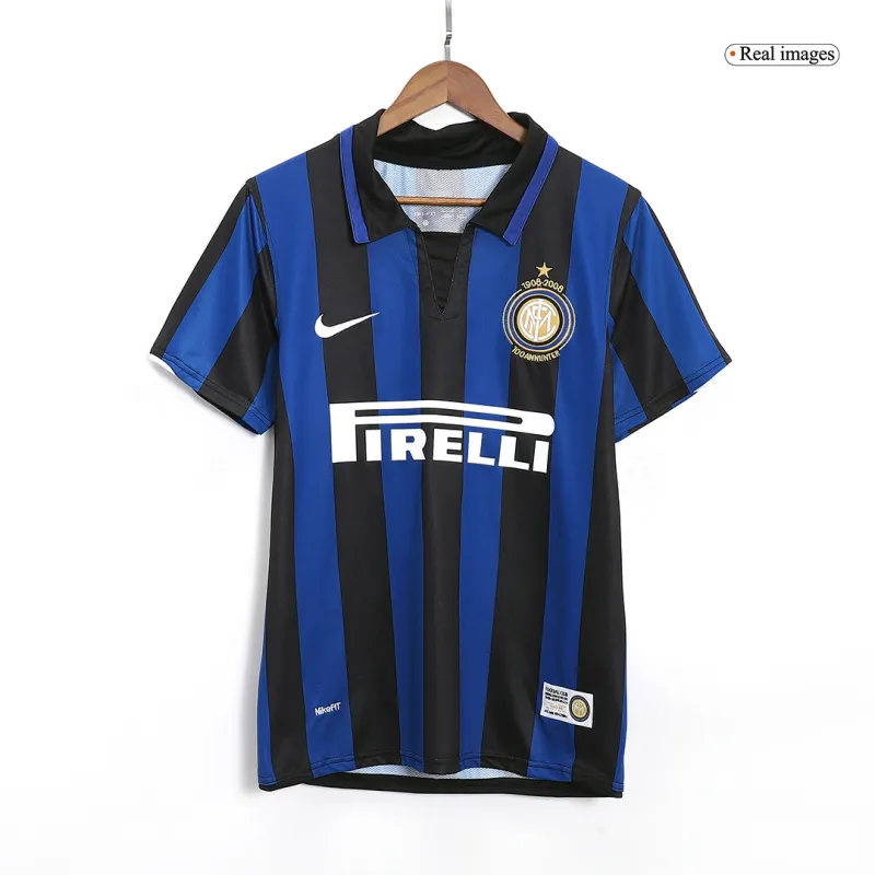 07-08 Inter Milan Retro 100th Anniversary Home Jersey