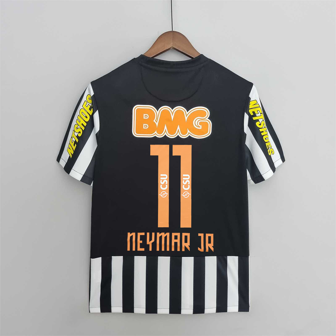 2013 Santos away #11 Neymar jr Retro Soccer Jersey