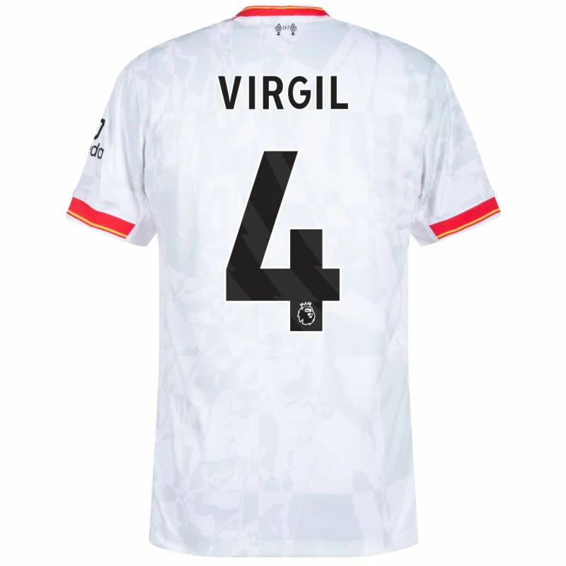 Liverpool Third Away Virgil 4 Shirt 2024-2025 (Premier League)  Size：S-4XL