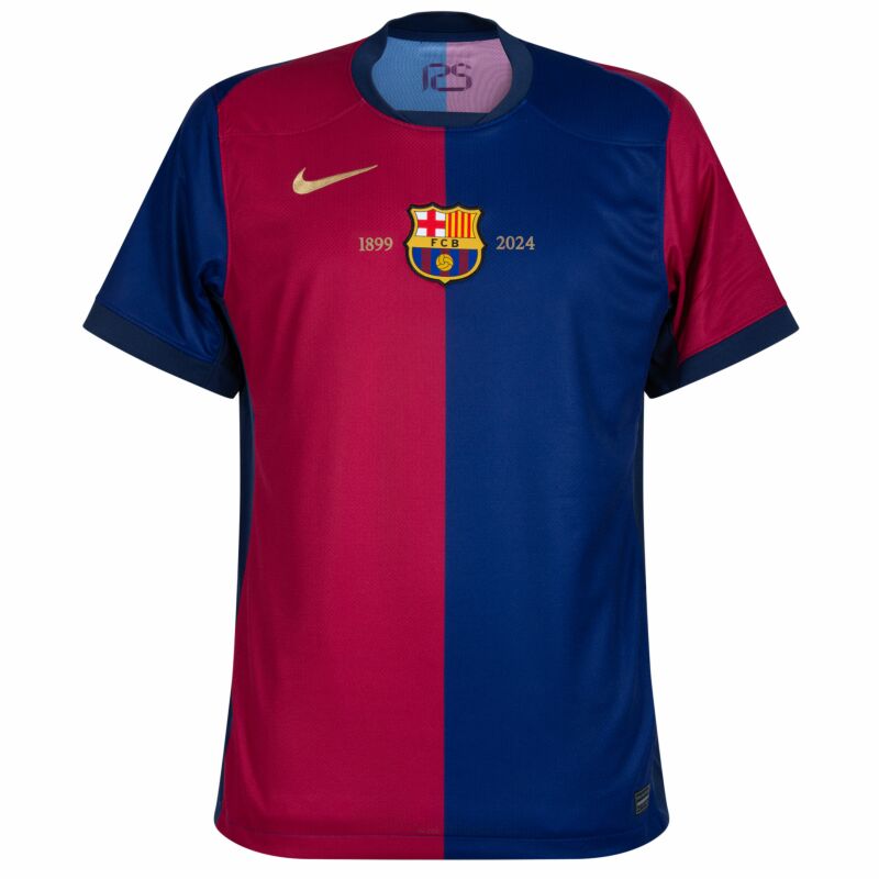 RIVALDO #11 Nike Barcelona 125th Anniversary Soccer Shirt 24-25