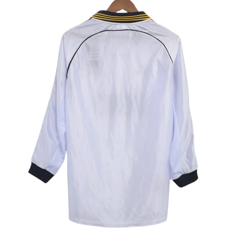 Real Madrid 1999/00 Retro Away Soccer Jersey Long Sleeve