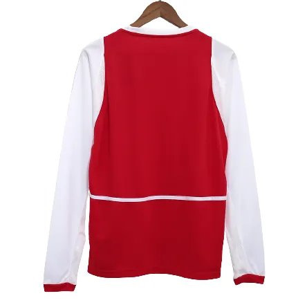 02-04 Arsenal Retro Home Long Sleeve Jersey