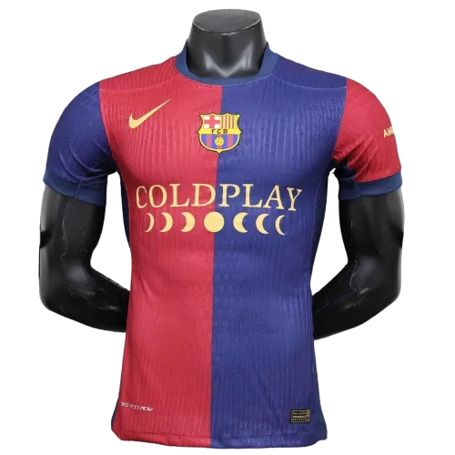 24-25 Barcelona Home COLDPLAY Player Edition Shirt Football Jersey
