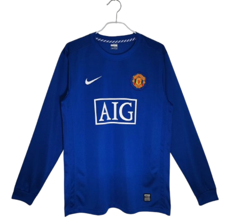 08-09 Manchester United Home Retro Jersey #7 Ronaldo Long Sleeve