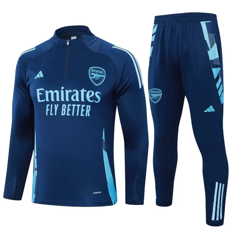 Arsenal Blue Long Sleeve Training 2024-25 Kids Kits