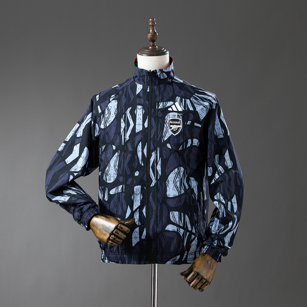 Arsenal Reversible Jacket Windbreaker - Red & Black