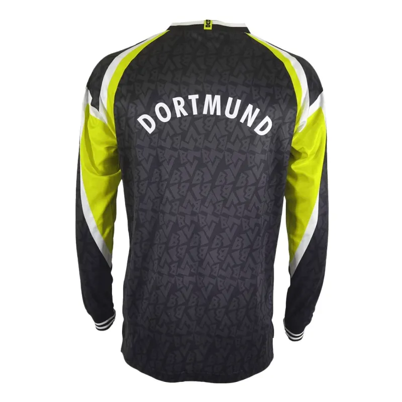 Borussia Dortmund 1995/96 Retro Away Long Sleeve Jersey
