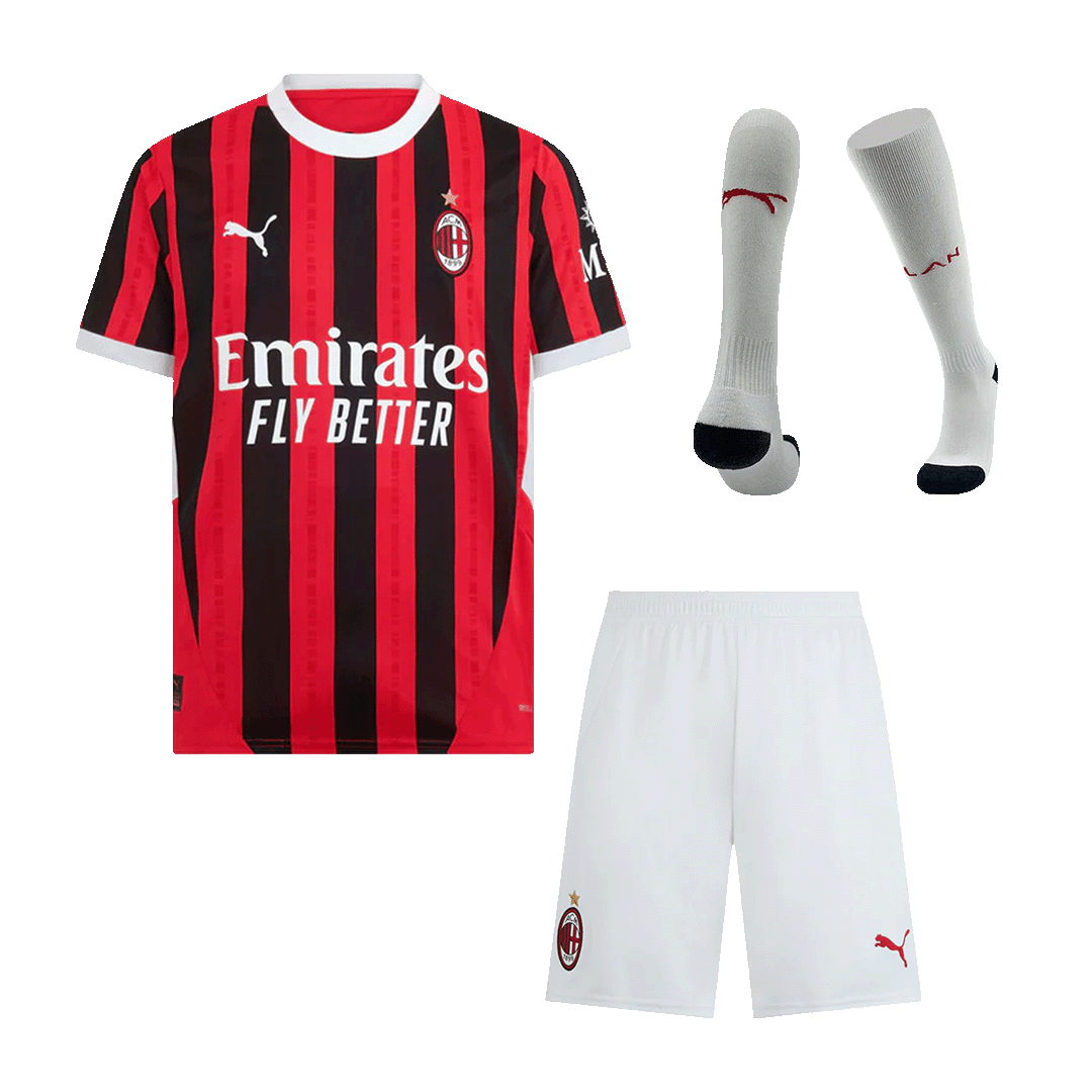 AC Milan Home Custom Full Soccer Kits 2024-25