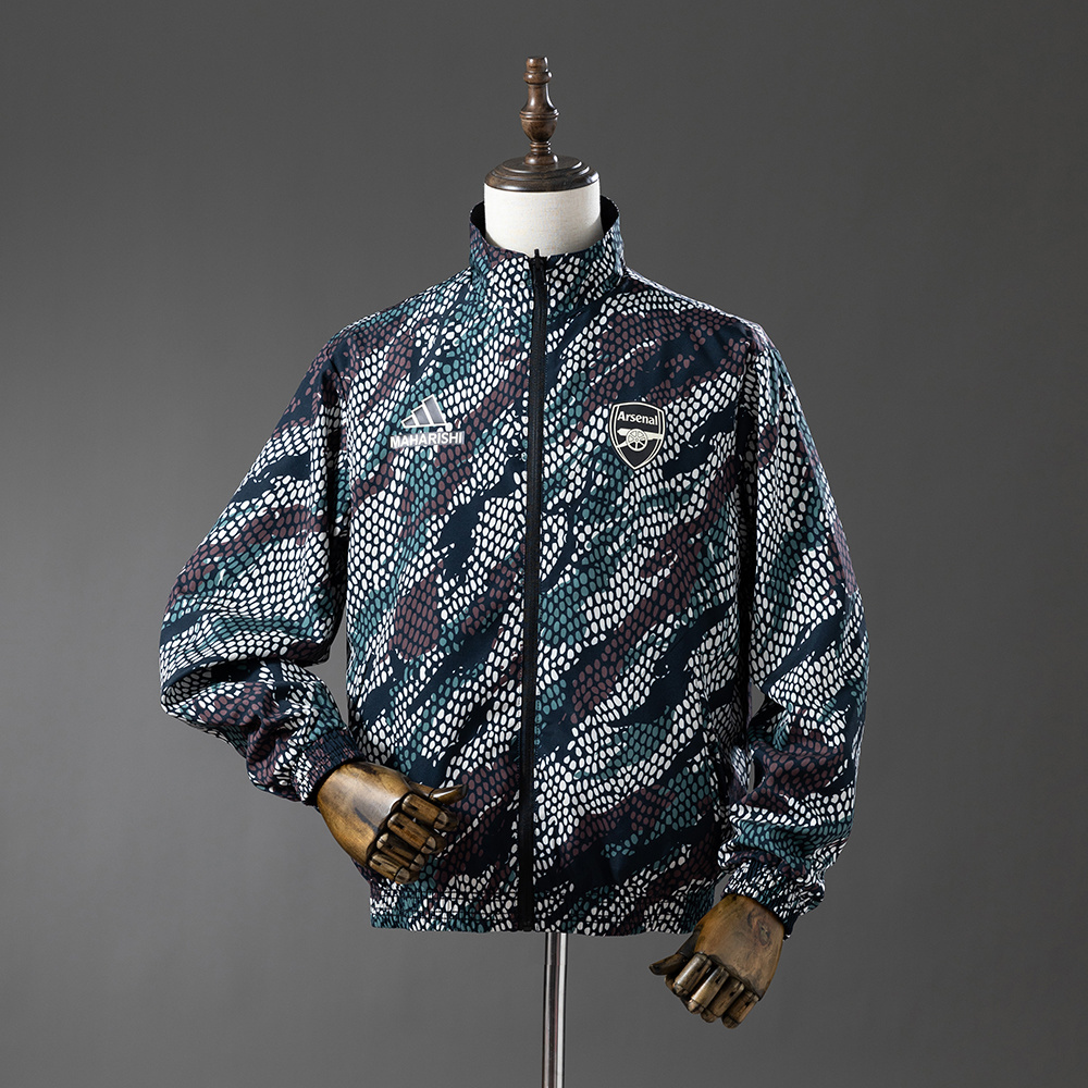 Arsenal Reversible Jacket Windbreaker - Black