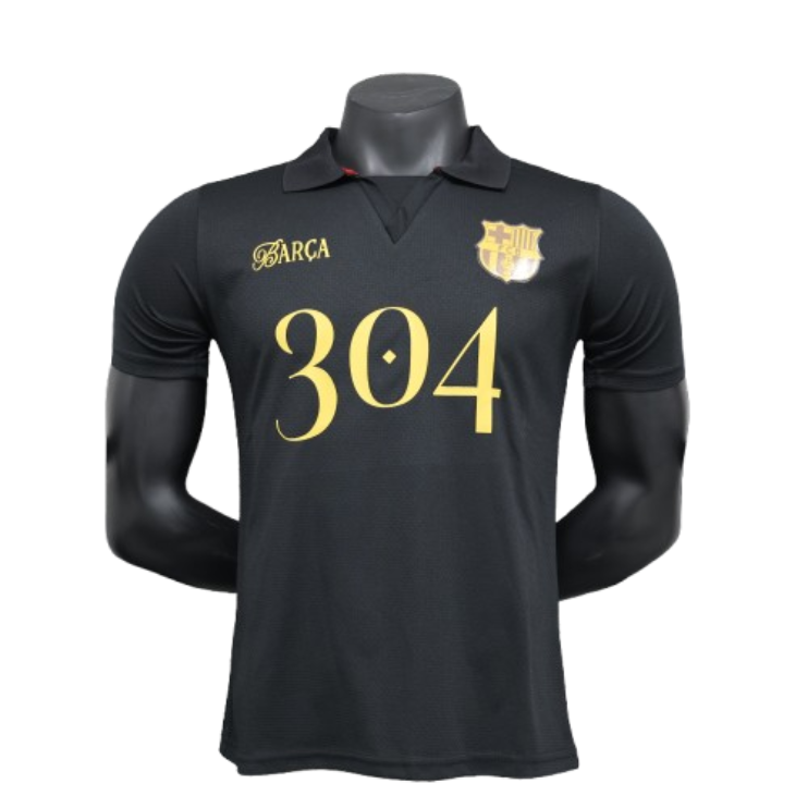Barcelona Lamin Yamal commemorative black 304 POLO Shirt 24-25