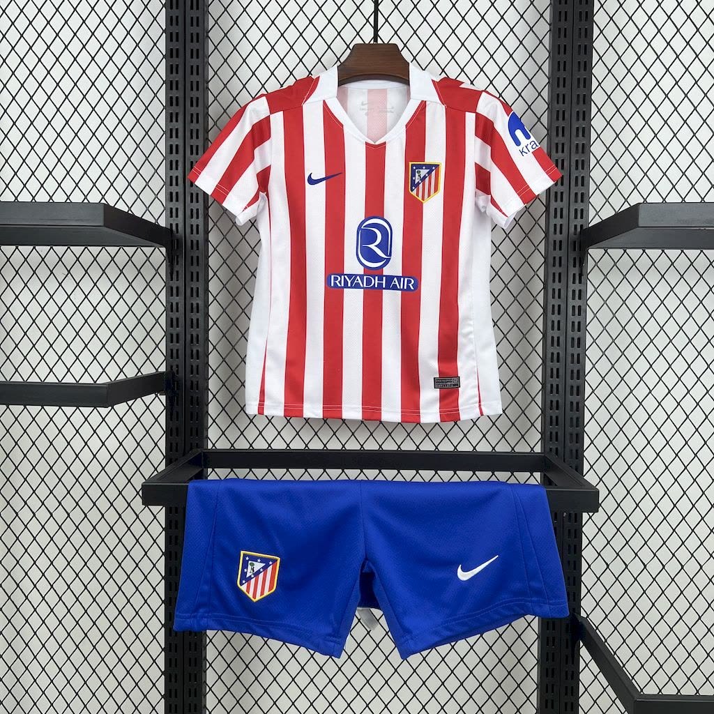 2025-26 Kids Atletico Madrid Home Jersey