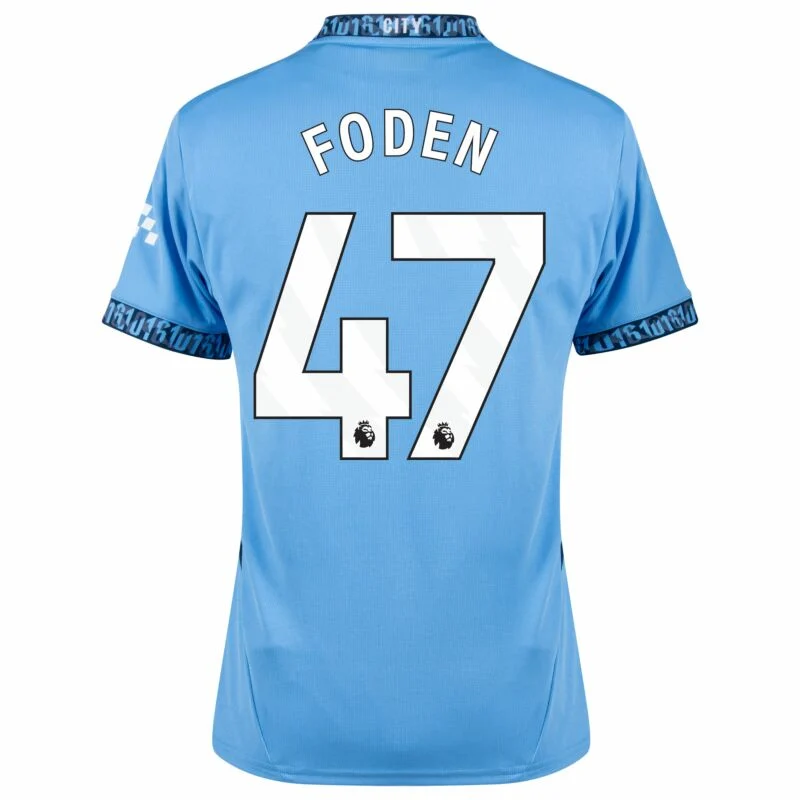 Manchester City Home Foden 47  Shirt 2024-2025 Player version Size：S-XXL