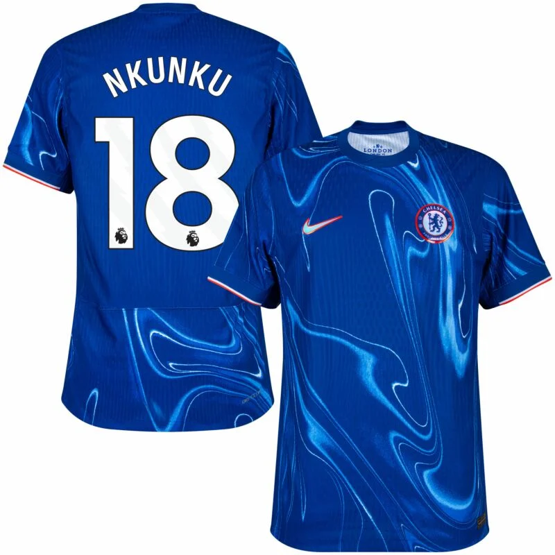 Chelsea Home Nkunku 18 Shirt 2024-2025 Player version Size：S-XXL