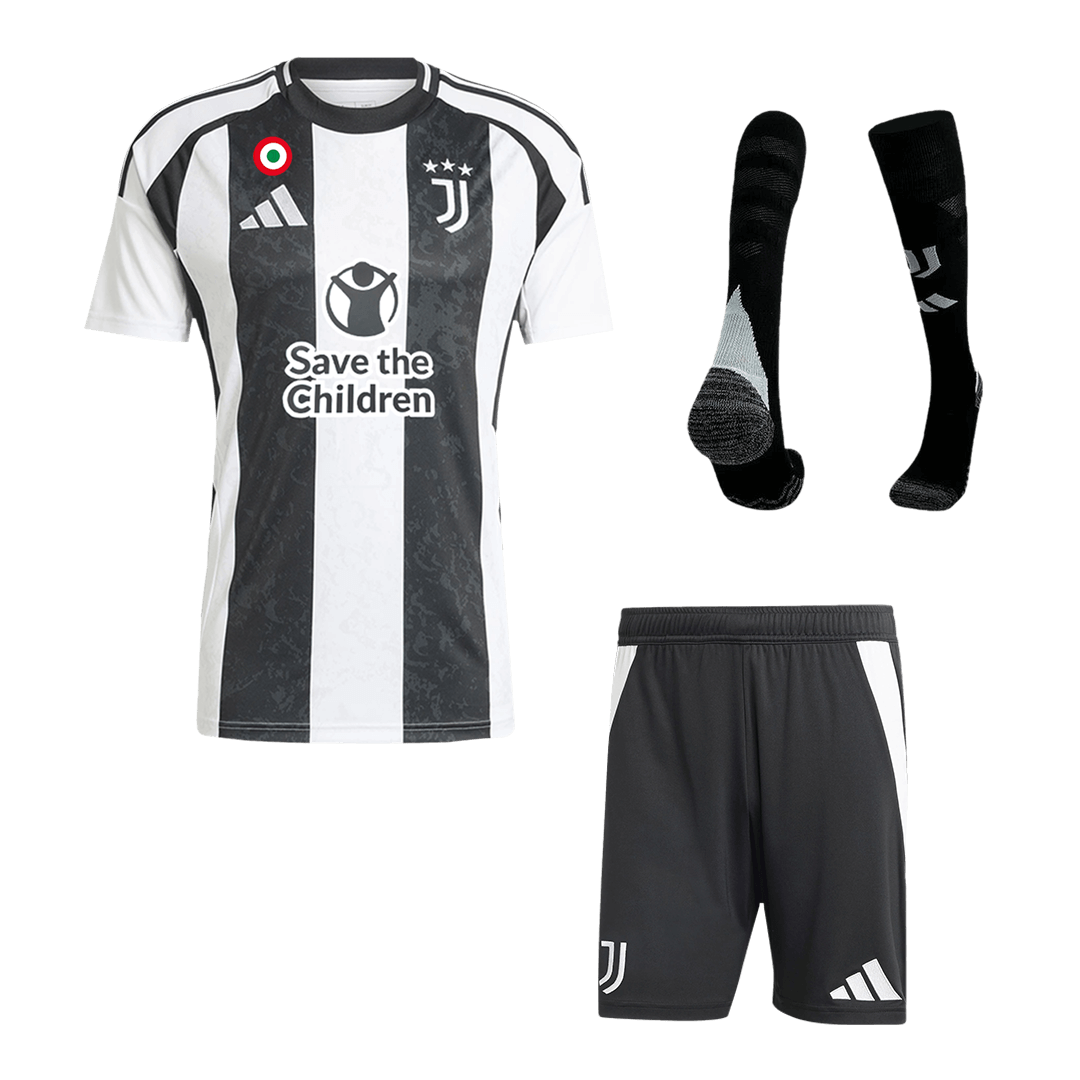 Juventus Home Custom Full Soccer Kit 2024-25-Save The Children