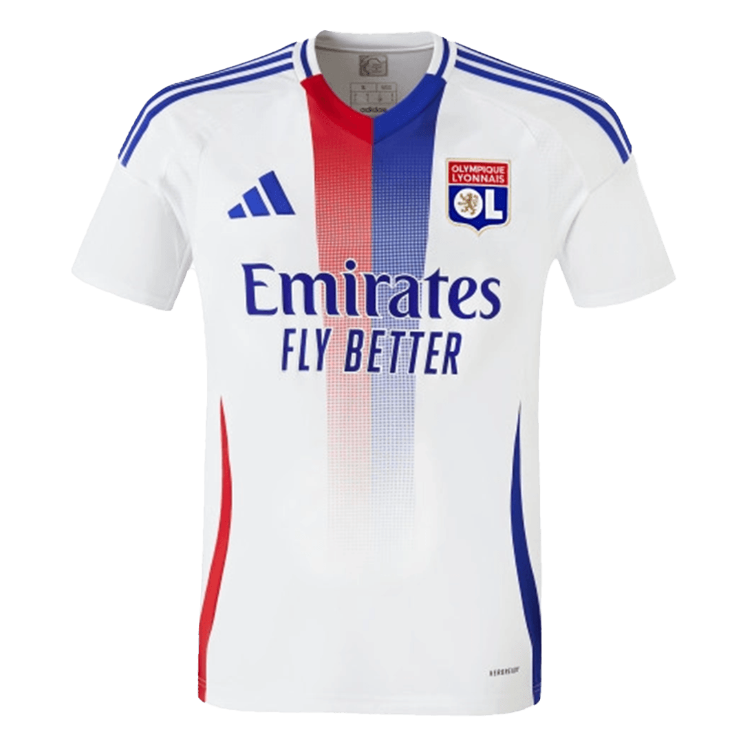 Olympique Lyonnais Soccer Jersey Home Custom Shirt 2024-25