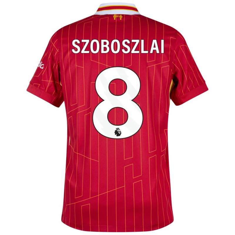 Liverpool Home Szoboszlai 8 Shirt 2024-2025 (Premier League) S-4XL