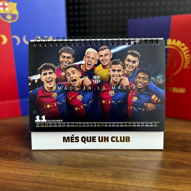 Fc Barcelona 2025 calendar Football toy kit gift