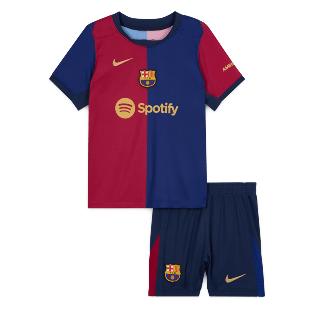 24-25 Kids Barcelona Home Kit(Jersey+Short)