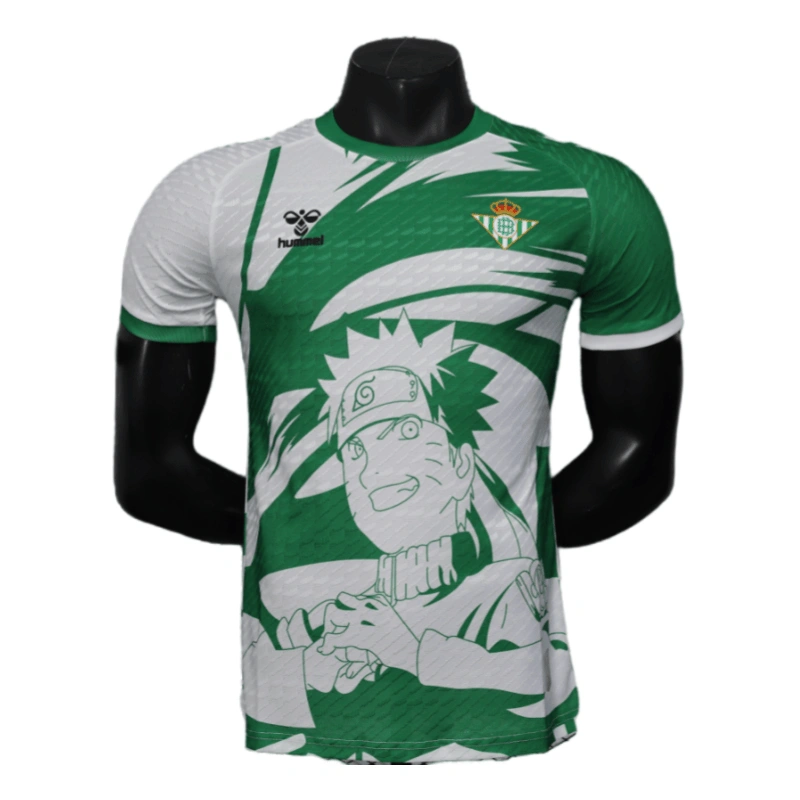Real Betis Anime Naruto Shirt Football Jersey Player Version 25-26