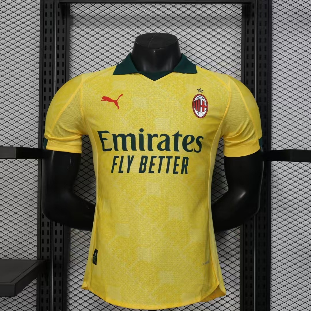 Player Version 25-26 AC Milan Third Yellow Jersey