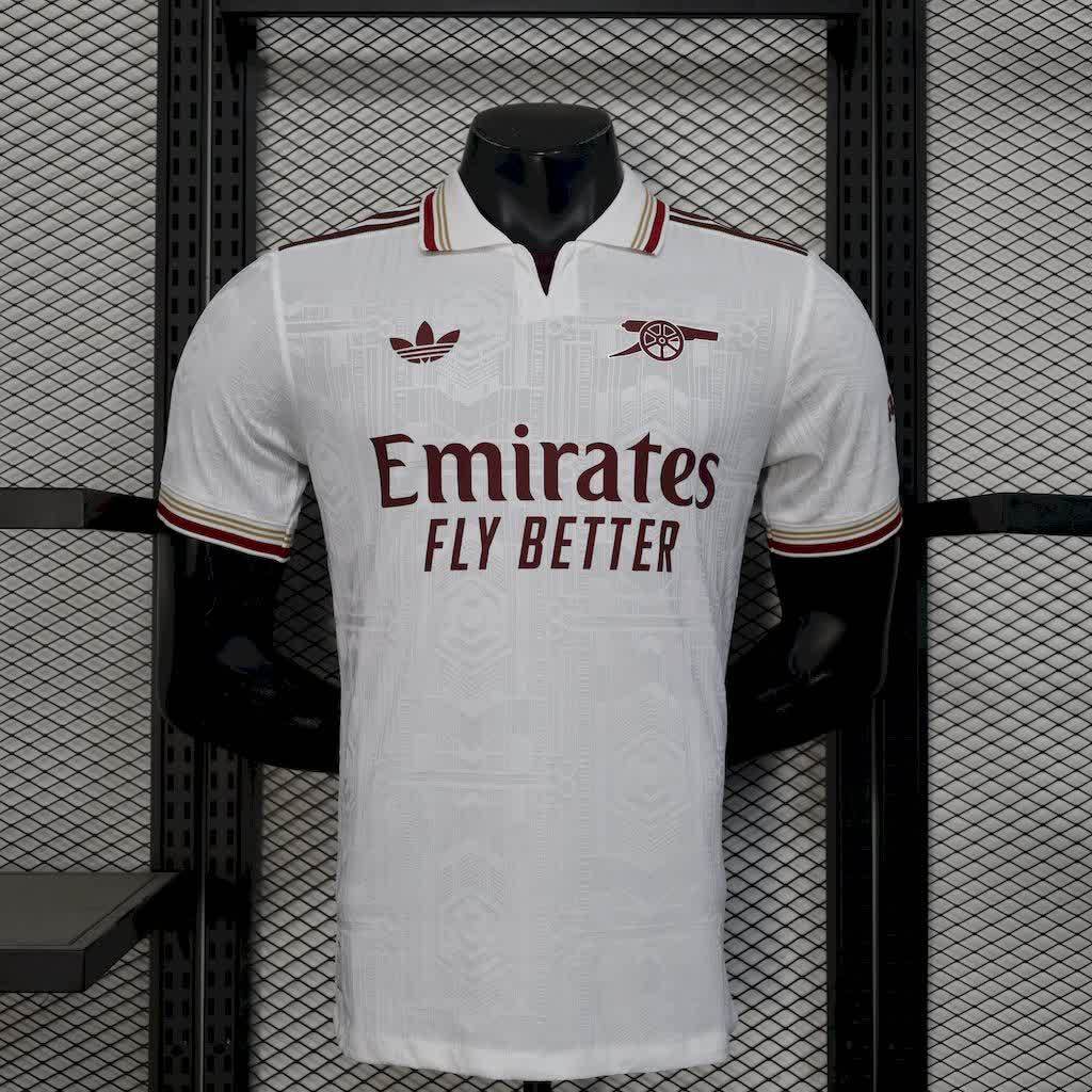 Player Version 25-26 Arsenal Third White Jersey