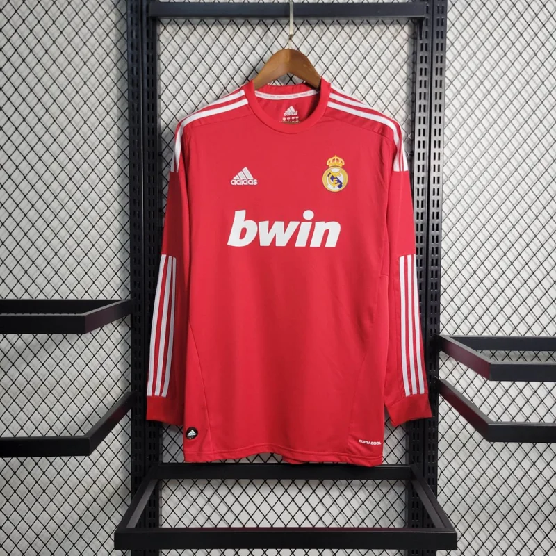Real Madrid Retro Jersey Long Sleeve Third Away 2011-12