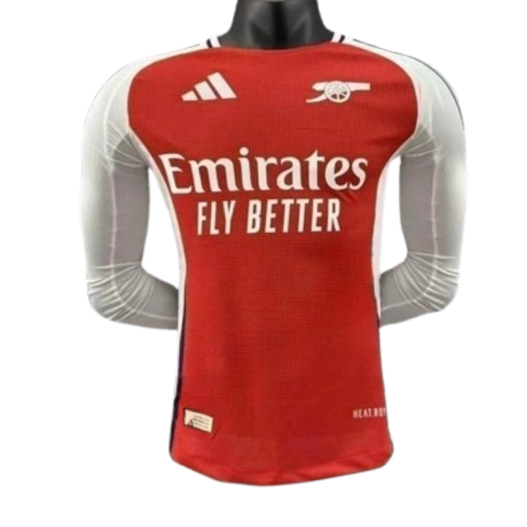 Arsenal Home Long Sleeve Jersey Player Version 2024-25