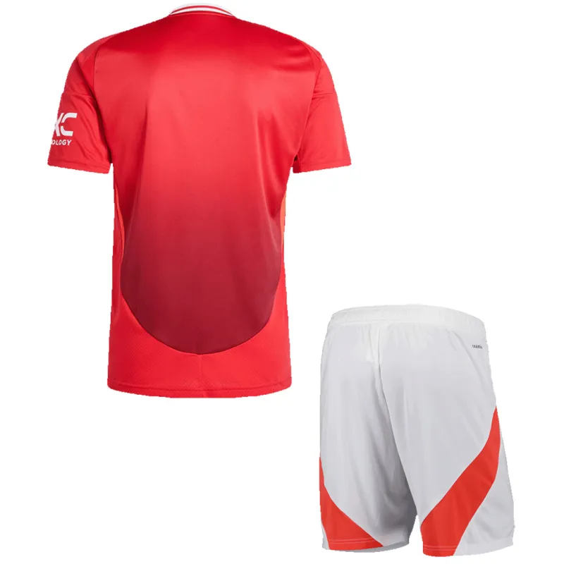 Manchester United 2024/25 Home Kit(Jersey+Shorts)