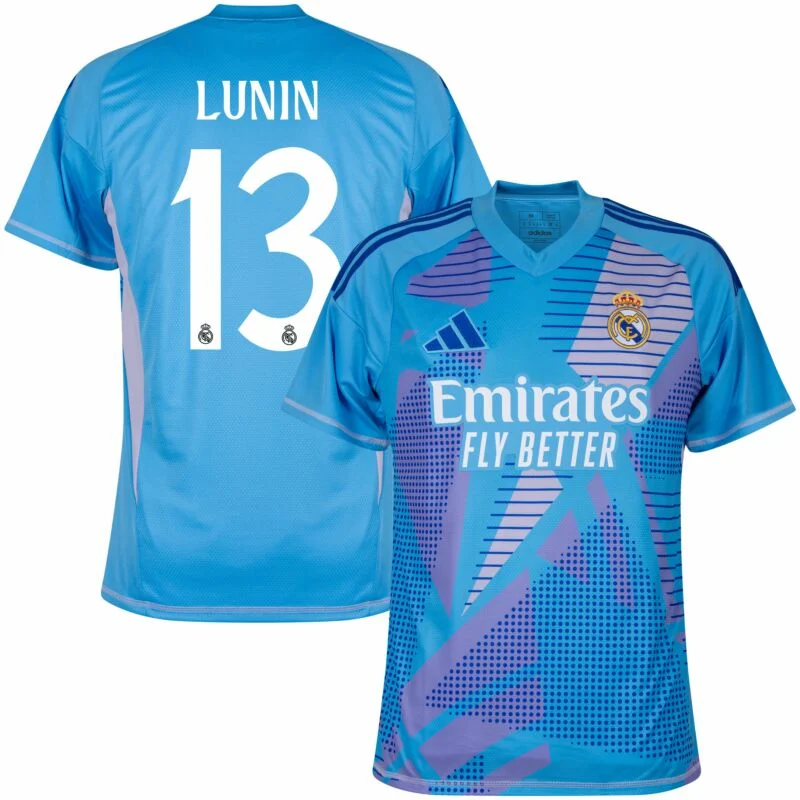 Real Madrid Home GK Lunin 13 Shirt 2024-2025 Size：S-4XL