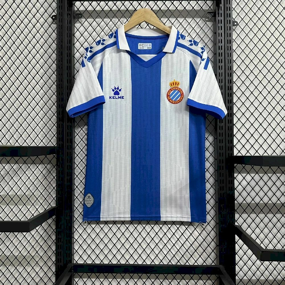 2025-26 Mens RCD Espanyol Home Jersey