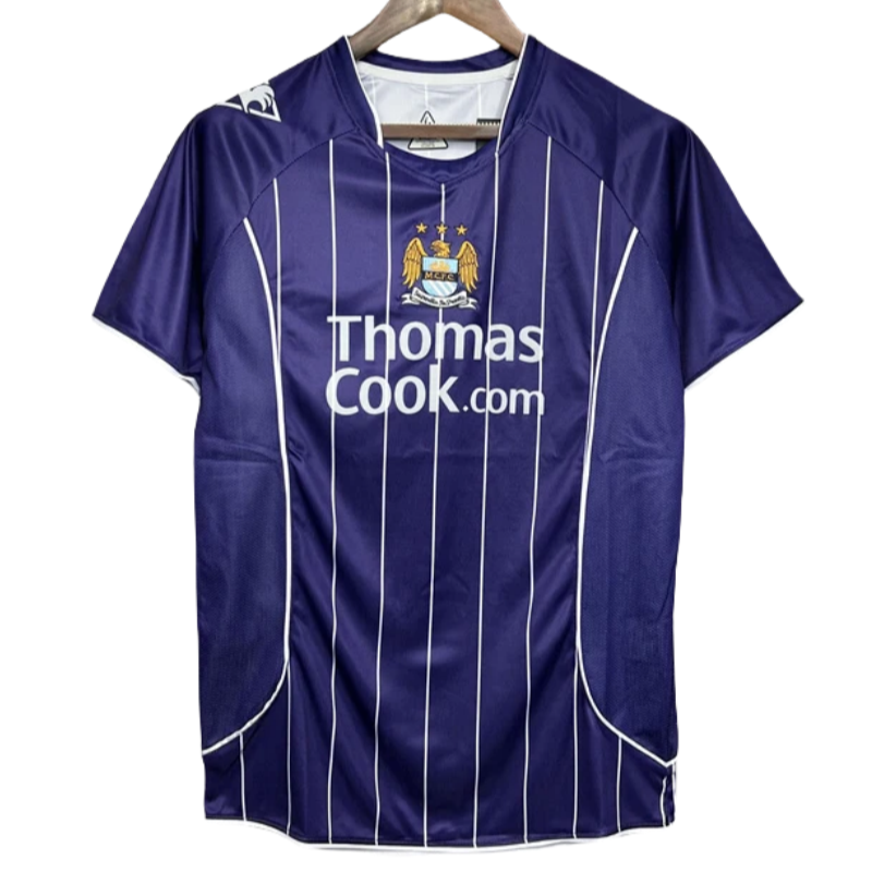 Retro Manchester City Away Football Shirt 2007/2008