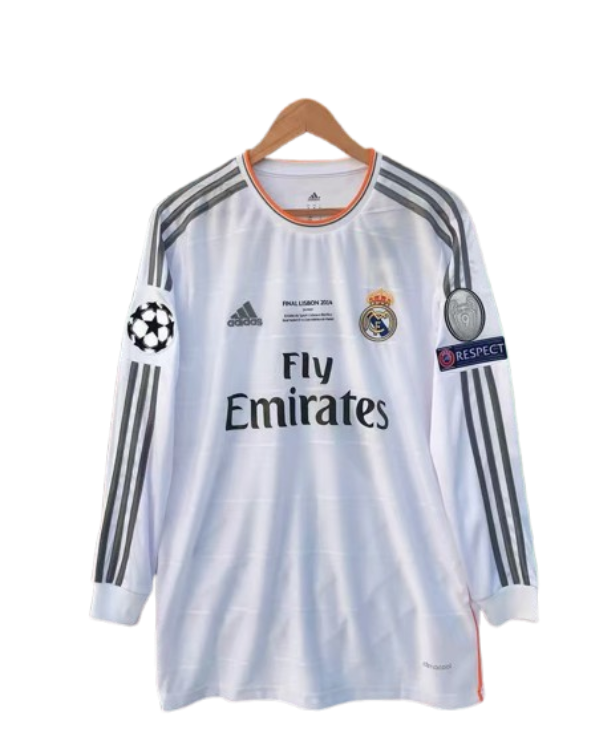 Real Madrid Retro Jersey Home Long Sleeve 2013-14