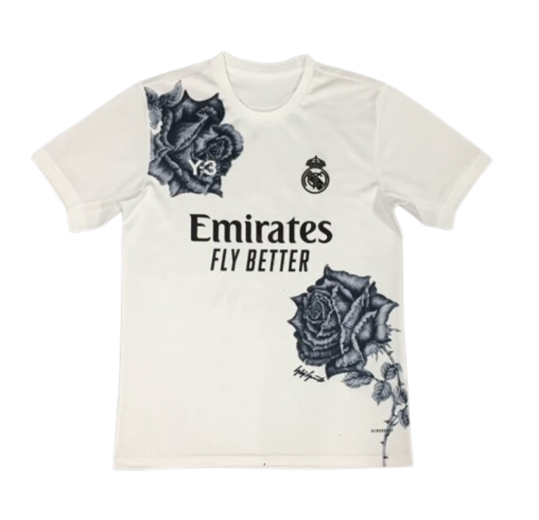 Y3 Real Madrid 24-25 White Special Edition Shirt Football Replicas Jersey