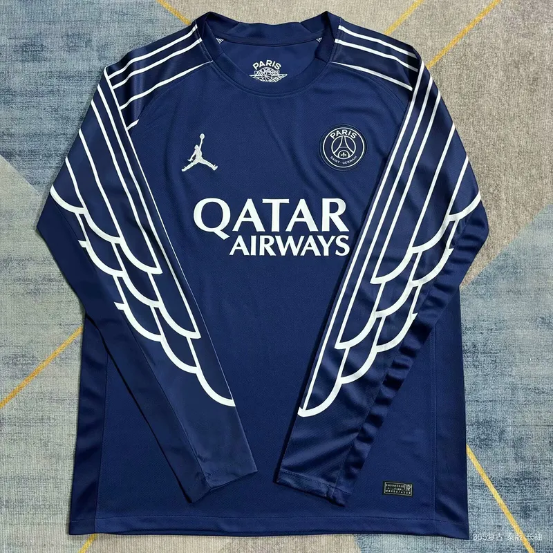 PSG Jordan Shirt Fourth Stadium Jersey Long Sleeve 24-25