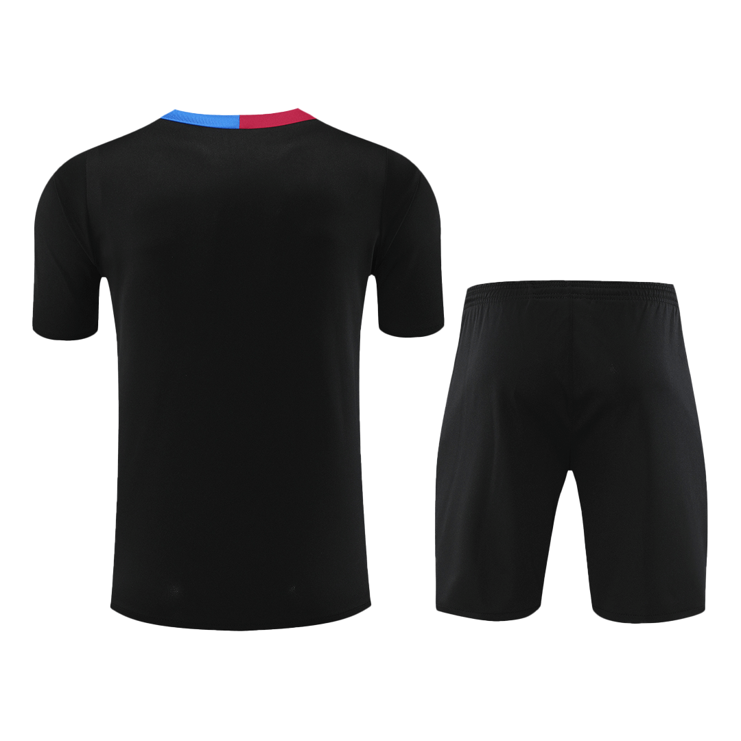 Barcelona Pre-Match Soccer Jersey Kit(Jersey+Shorts) 2024-25
