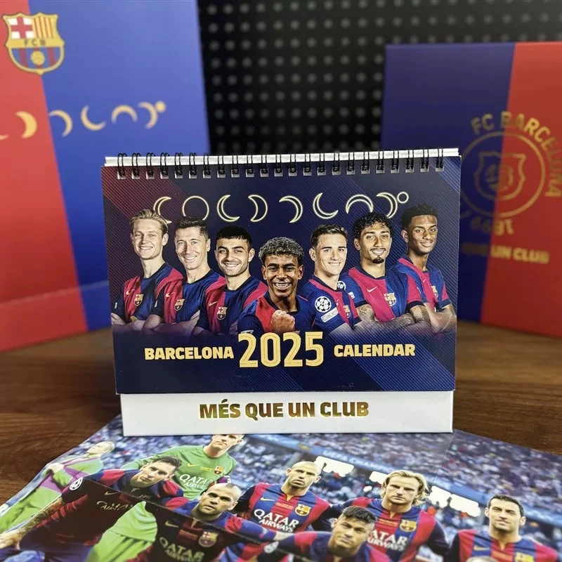 Fc Barcelona 2025 calendar Football toy kit gift