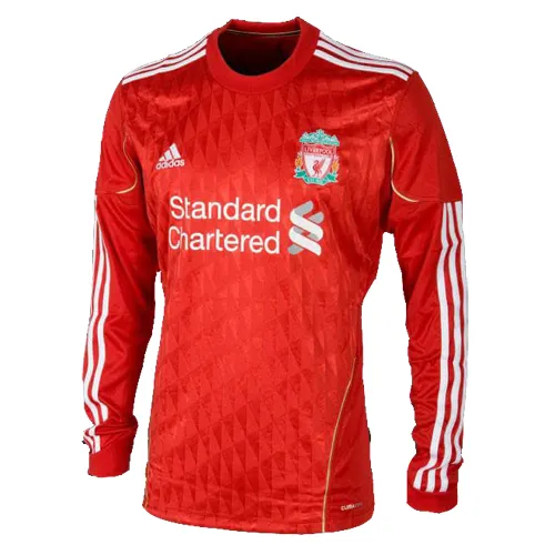 Liverpool Retro Long Sleeve Jersey Home 2011-12