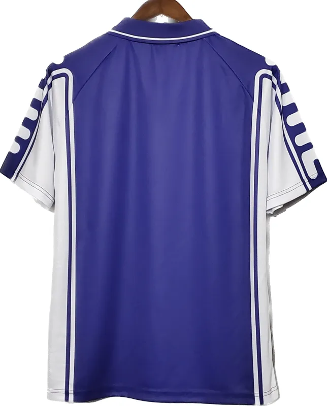 Fiorentina 1999/00 Retro Soccer Jersey Home Replica