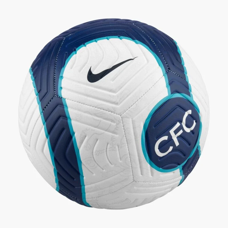 Chelsea Strike Football - White/Blue (Size 5)